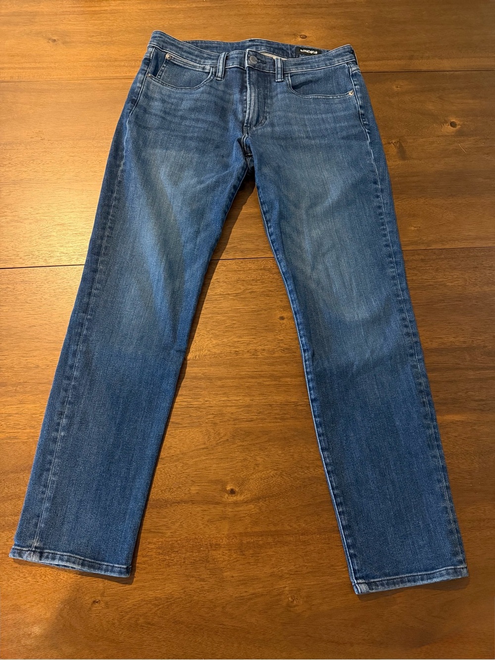 Bonobos SlimTaper Denim Jeans in Medium/Dark Blue Size 31/30 Egyptian Cotton
